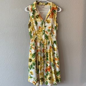 Dress Barn sunflower dress
